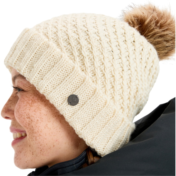 2025 Roxy Womens Blizzard Beanie ERJHA04415 - Whisper White